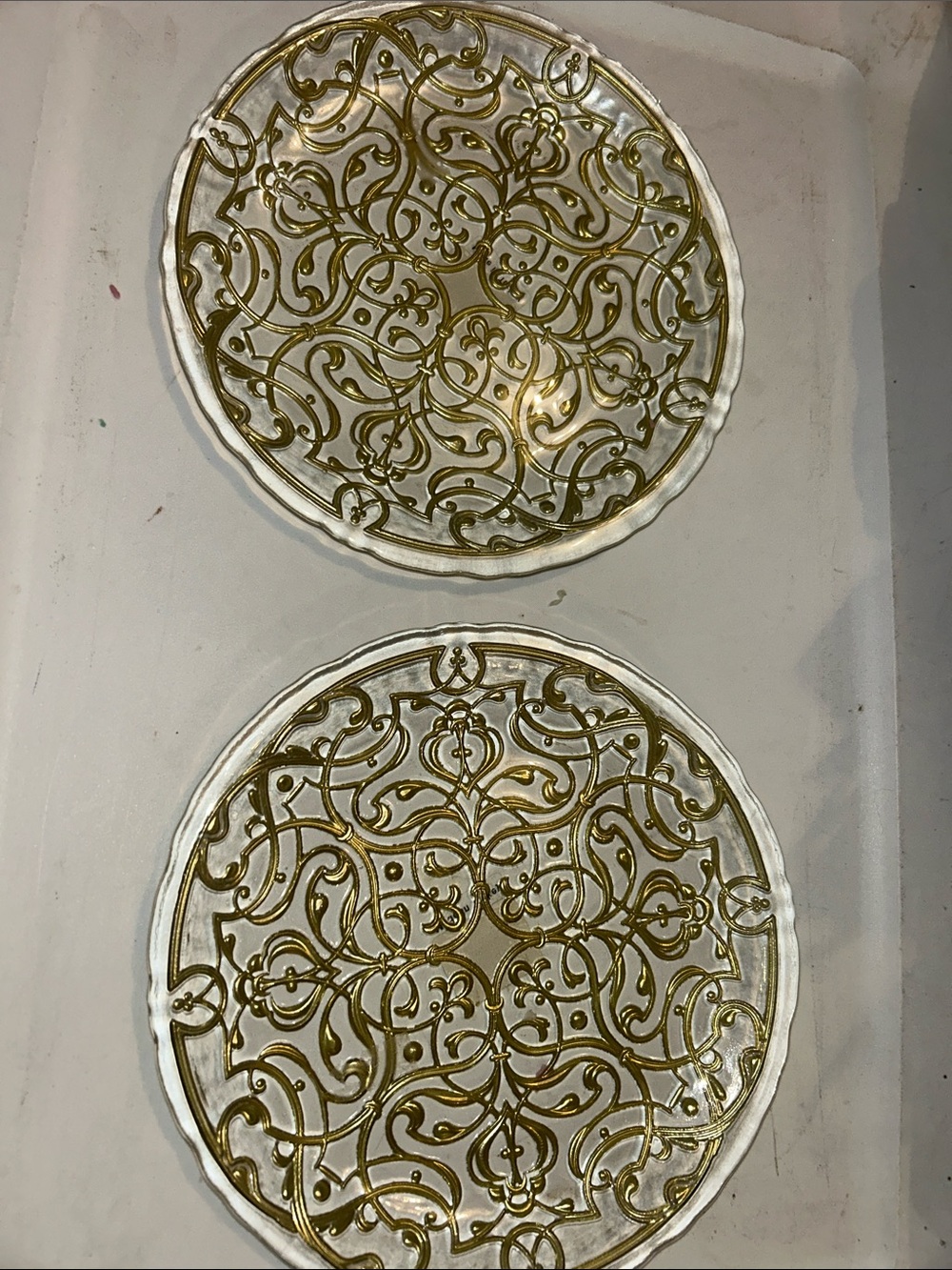 Pasha dessert plates made in turkey. New with tags.